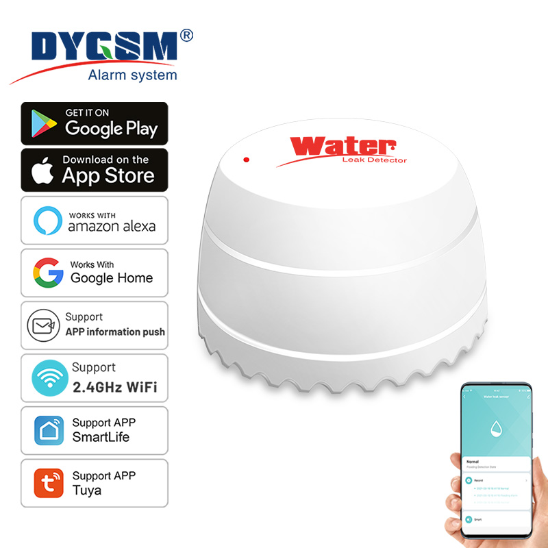 Home Automation Technology - Tuya WiFi Water Leak Detector Flood