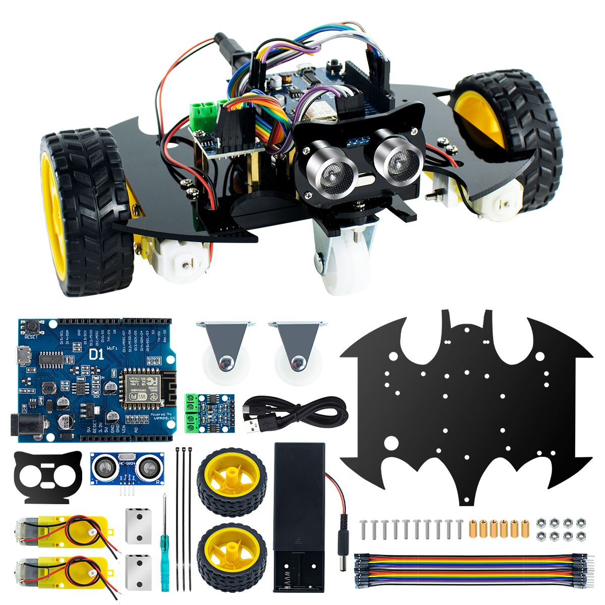 Diy Automation Projects - 2WD Smart Robot Car Chassis Kit
