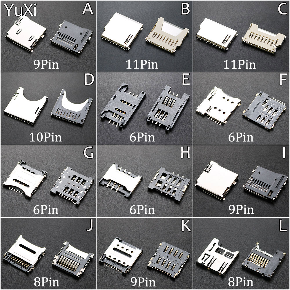 Home Assistant Sd - 100PCS SD/TF/SIM/MICRO Card Holder Card Slot