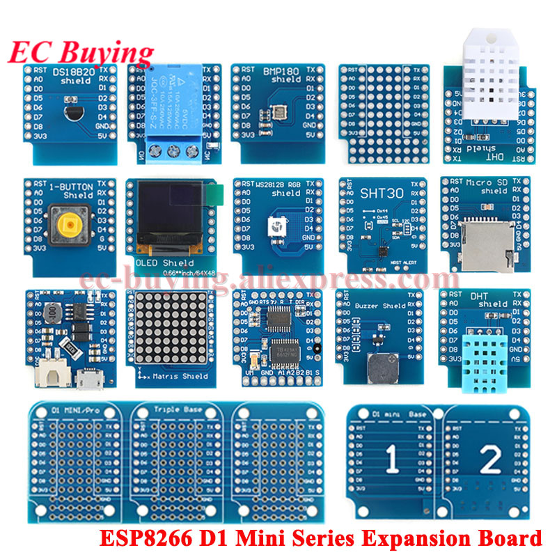 5Pcs/1pc ESP8266 D1 Mini RPO N - Esp8266 Nodemcu Board incelemesi ve fiyatı