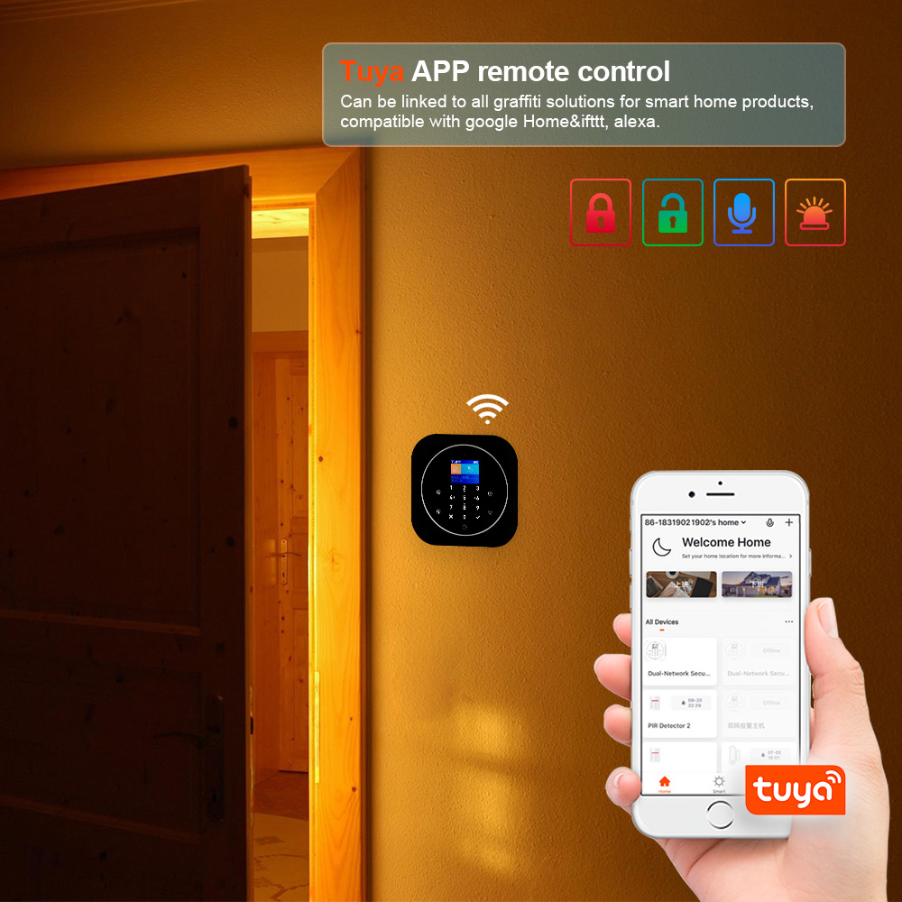 KERUI G12 2G Wifi Wireless Hom - Home Automation Diy incelemesi ve fiyatı