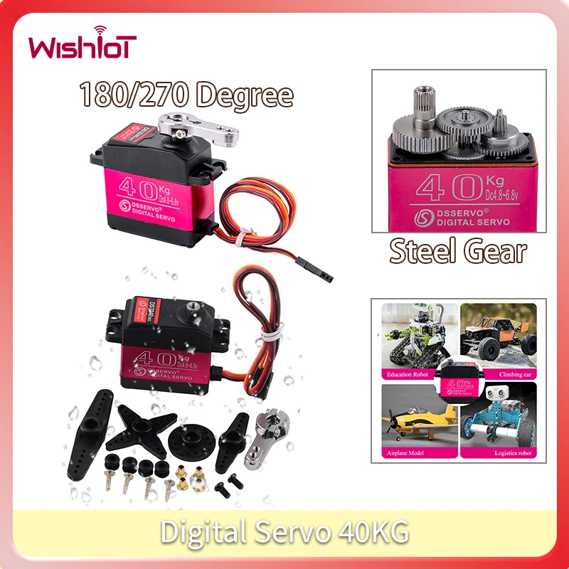 Digital Servo 40KG 180/270 Deg - Diy Automation incelemesi ve fiyatı