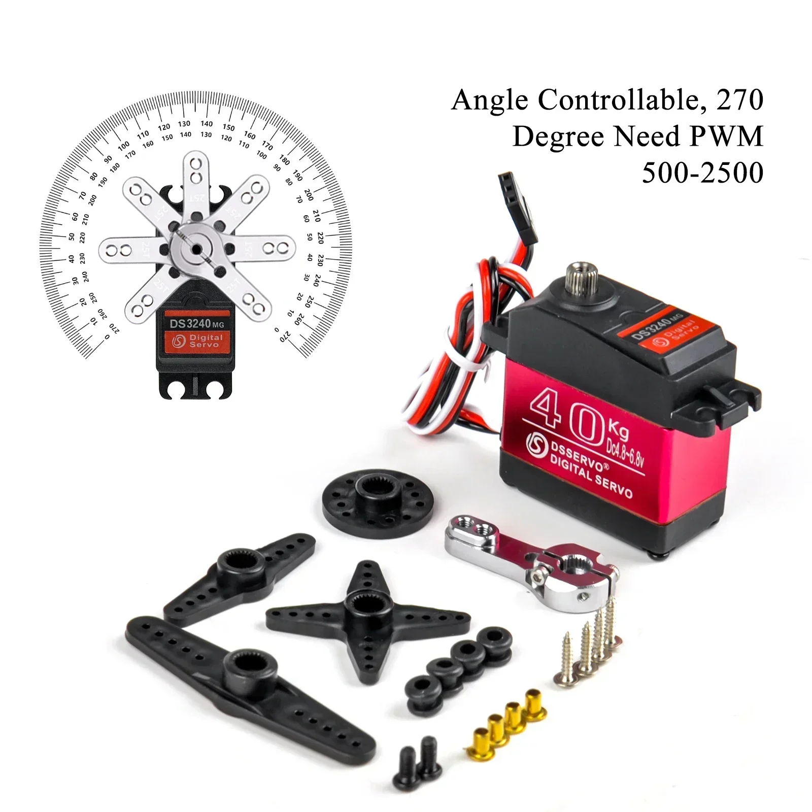 Digital Servo 40KG 180/270 Deg - Diy Automation incelemesi ve fiyatı