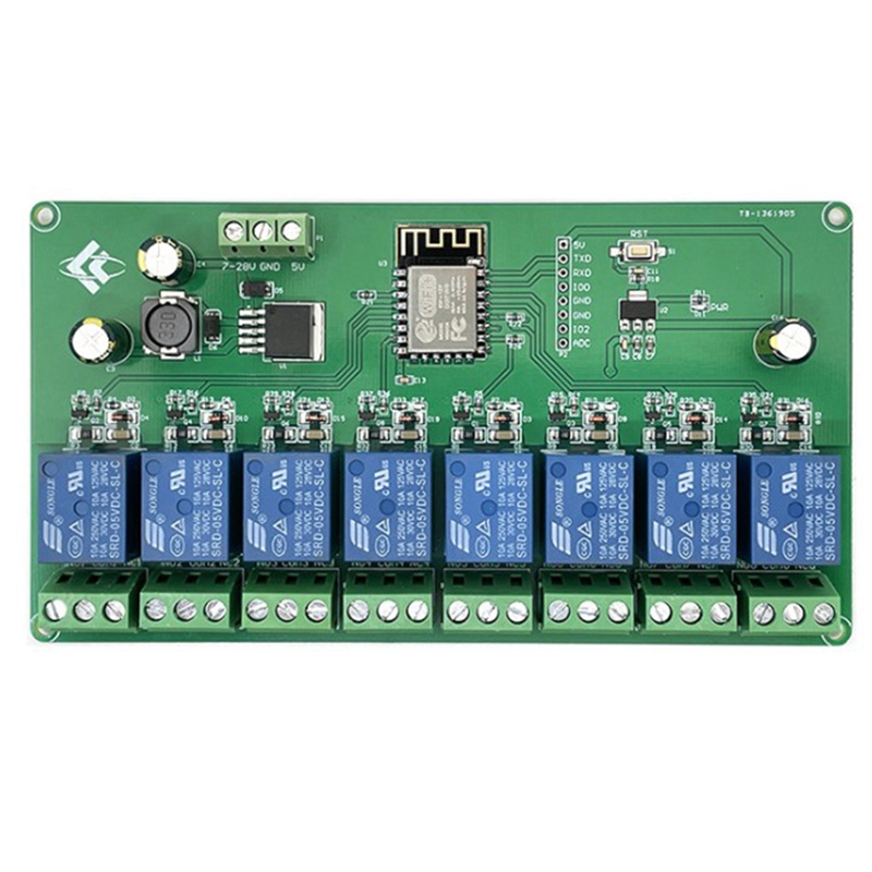 ESP8266 WIFI 8 Channel Relay M - Relay 8 Channel Board incelemesi ve fiyatı