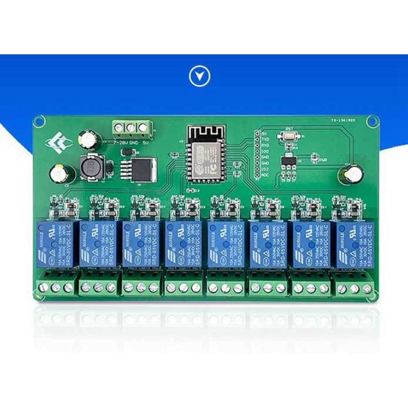 ESP8266 WIFI 8 Channel Relay M - Relay 8 Channel Board incelemesi ve fiyatı