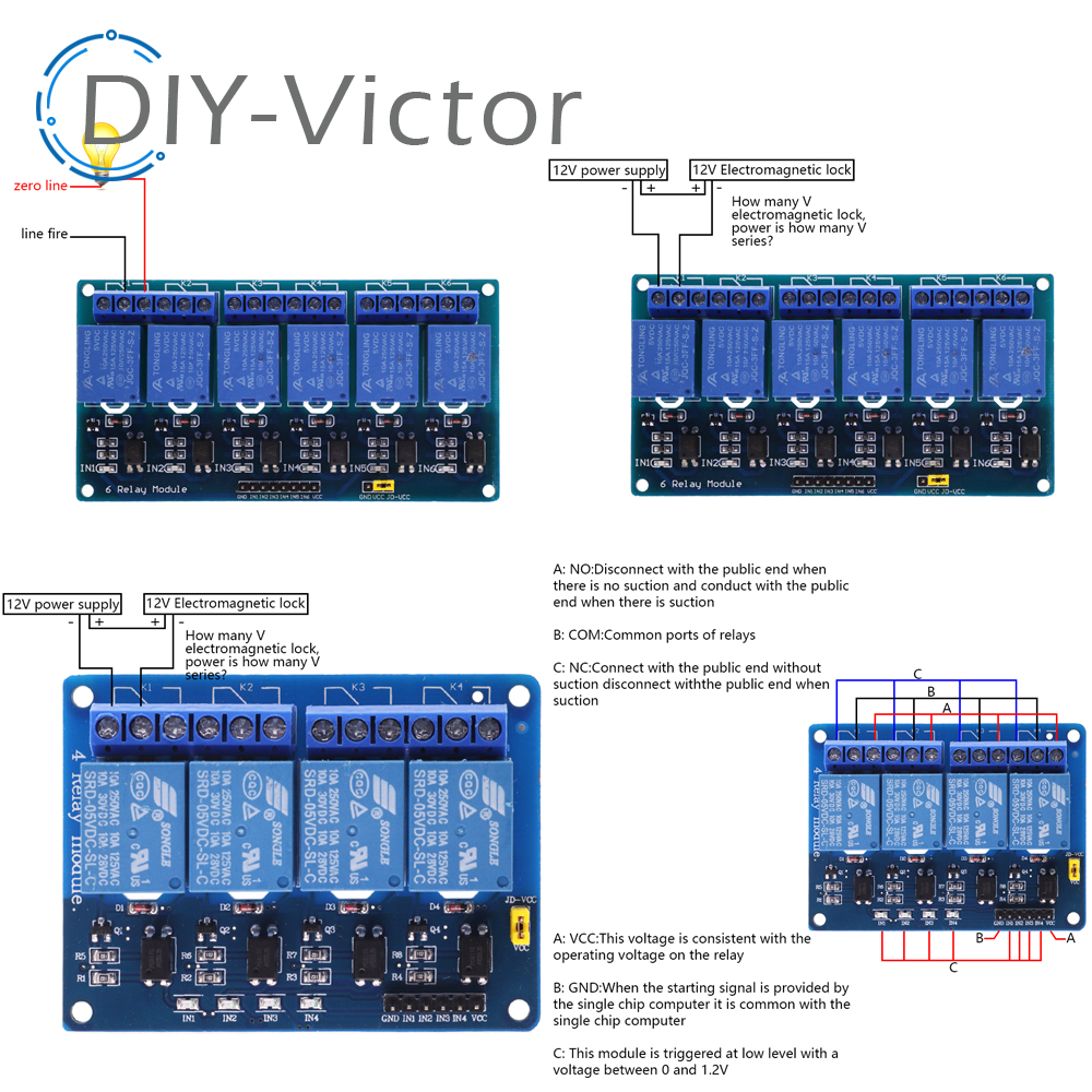 1 2 4 6 8 Channel DC 5V 12V Re - Relay 8 Channel Board incelemesi ve fiyatı