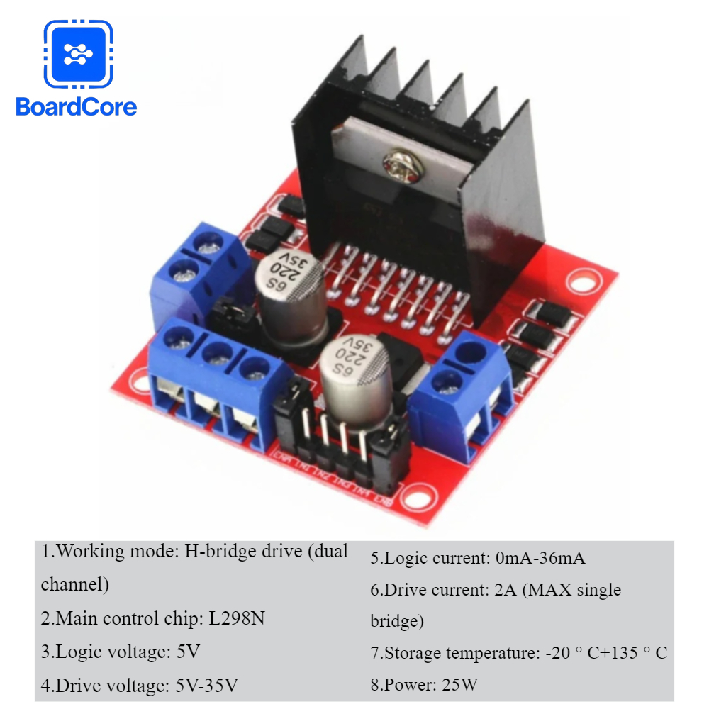 1PCS L298N Motor Driver Module - Home Automation Arduino incelemesi ve fiyatı
