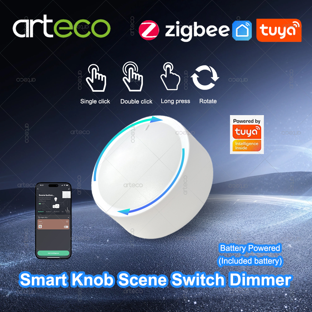 Tuya ZigBee Smart Knob Switch  - Home Automation Diy incelemesi ve fiyatı