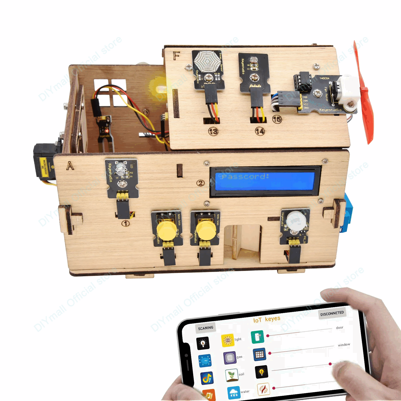 Keyestudio Smart IoT Home Kit  - Home Automation Arduino incelemesi ve fiyatı