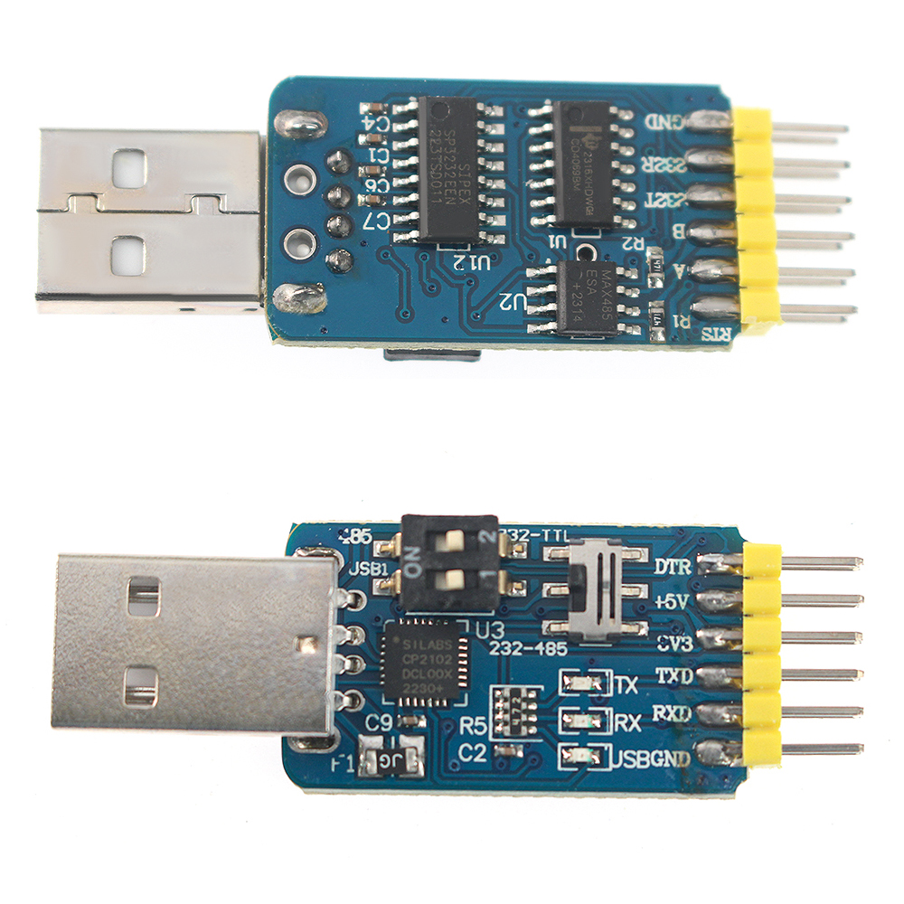 6 in 1 USB Serial Adapter CP21 - Level Shifter 3.3V incelemesi ve fiyatı