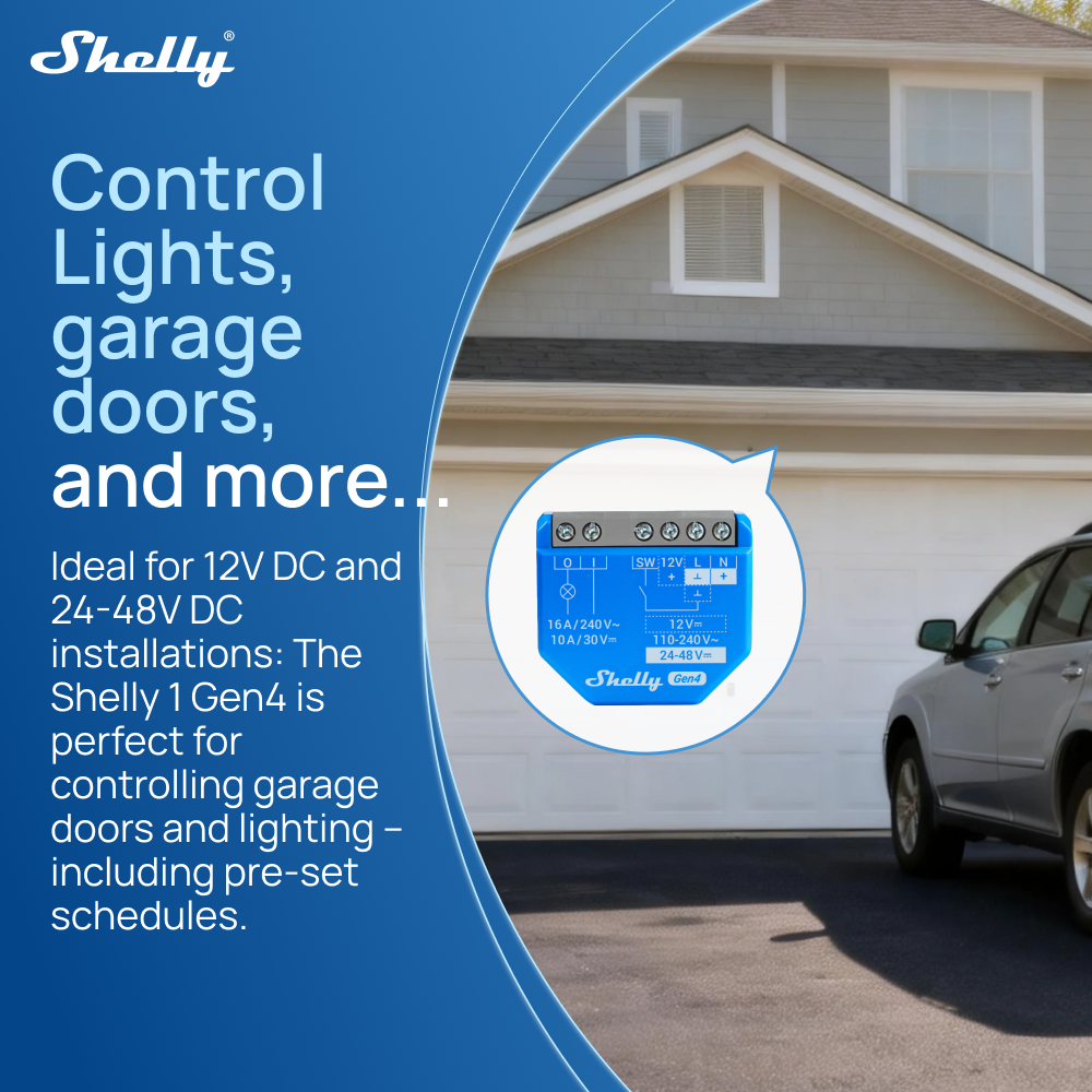 Shelly 1 Gen4 Zigbee Dry Conta - Shelly Relay Module incelemesi ve fiyatı