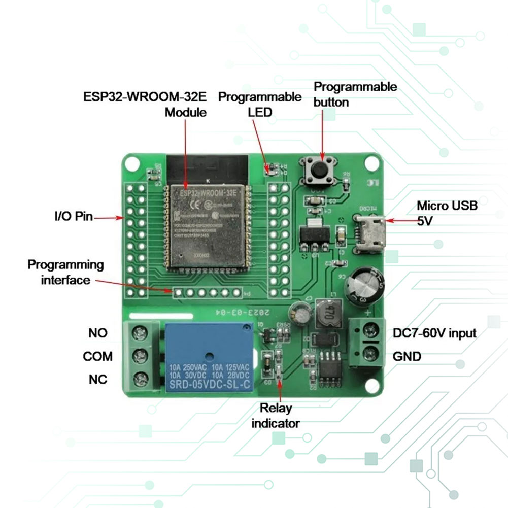 ESP32 ESP32- Development Board - Relay 8 Channel Board incelemesi ve fiyatı