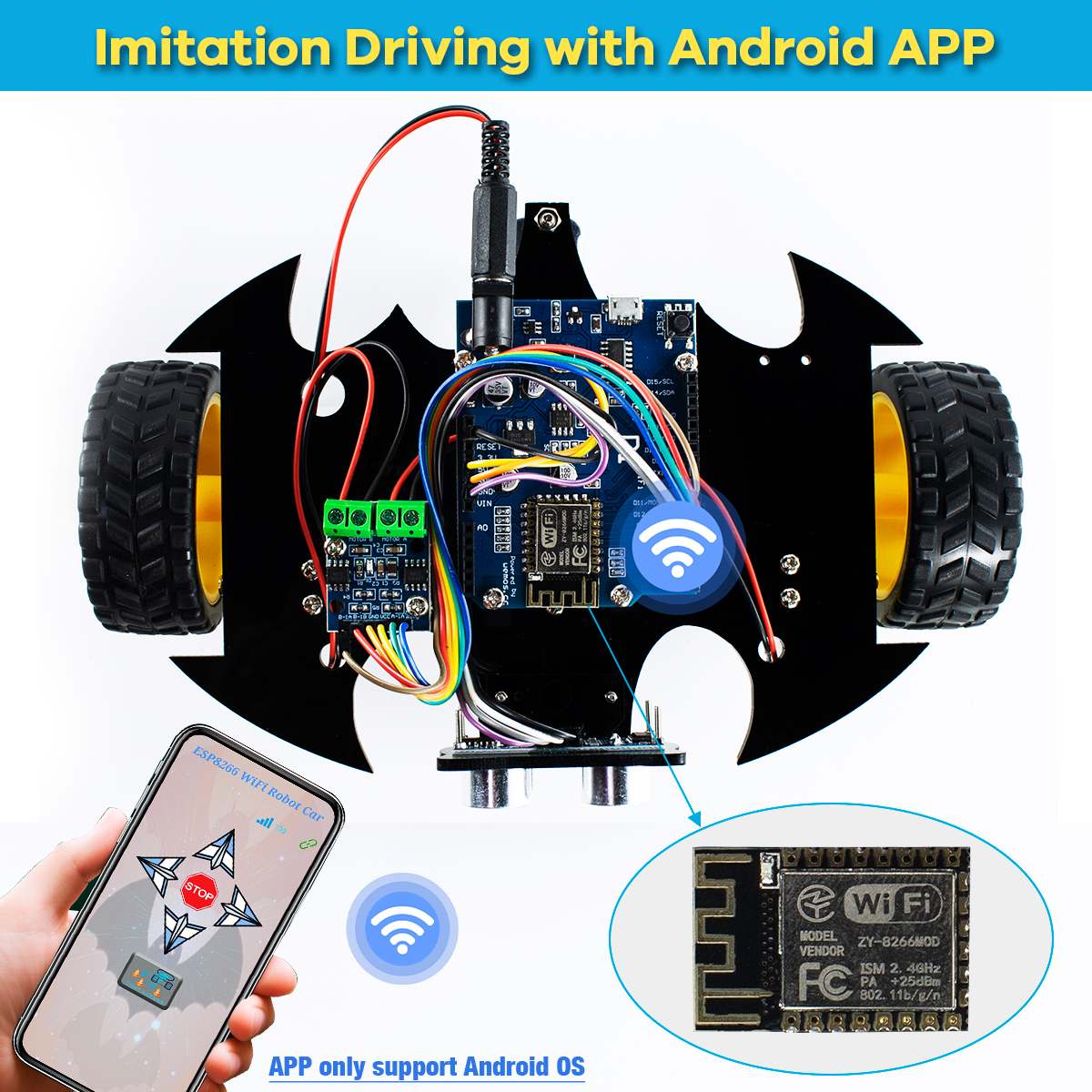 2WD Smart Robot Car Chassis Ki - Diy Automation Projects incelemesi ve fiyatı