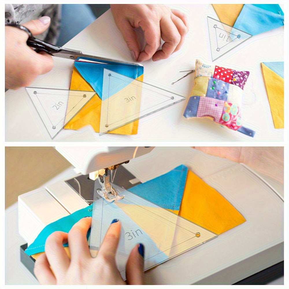 6pcs Acrylic Patchwork Triangl - Diy Automation incelemesi ve fiyatı