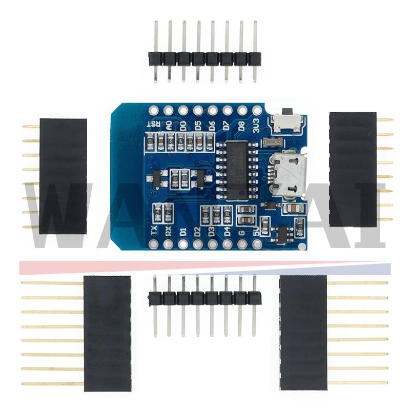 WeMos D1 Mini Pro V3.0.0 Bytes - Esp8266 Nodemcu Board incelemesi ve fiyatı