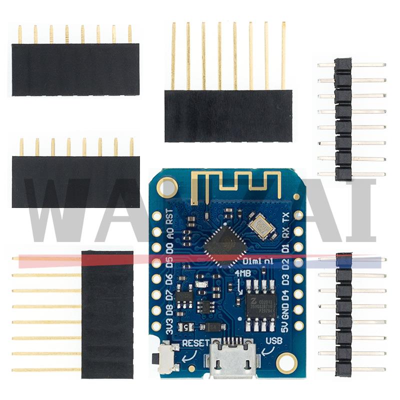 WeMos D1 Mini Pro V3.0.0 Bytes - Esp8266 Nodemcu Board incelemesi ve fiyatı