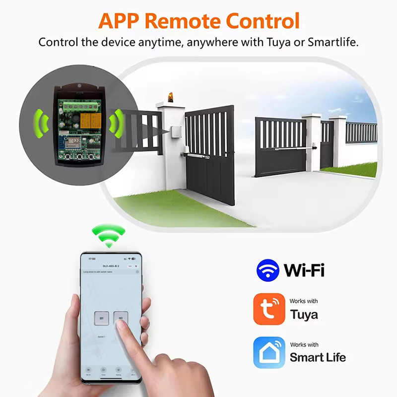 Universal 433MHz Tuya WIFI Gar - 433Mhz Receiver Module incelemesi ve fiyatı