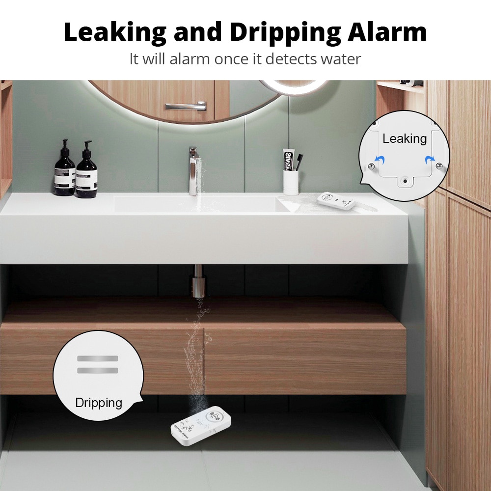 KERUI Wireless Water Sensor 90 - Home Automation Technology incelemesi ve fiyatı