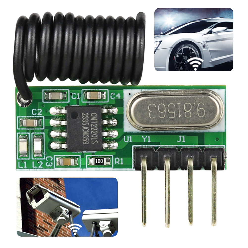 315MHz/433MHz RF Wireless Modu - 433Mhz Receiver Module incelemesi ve fiyatı