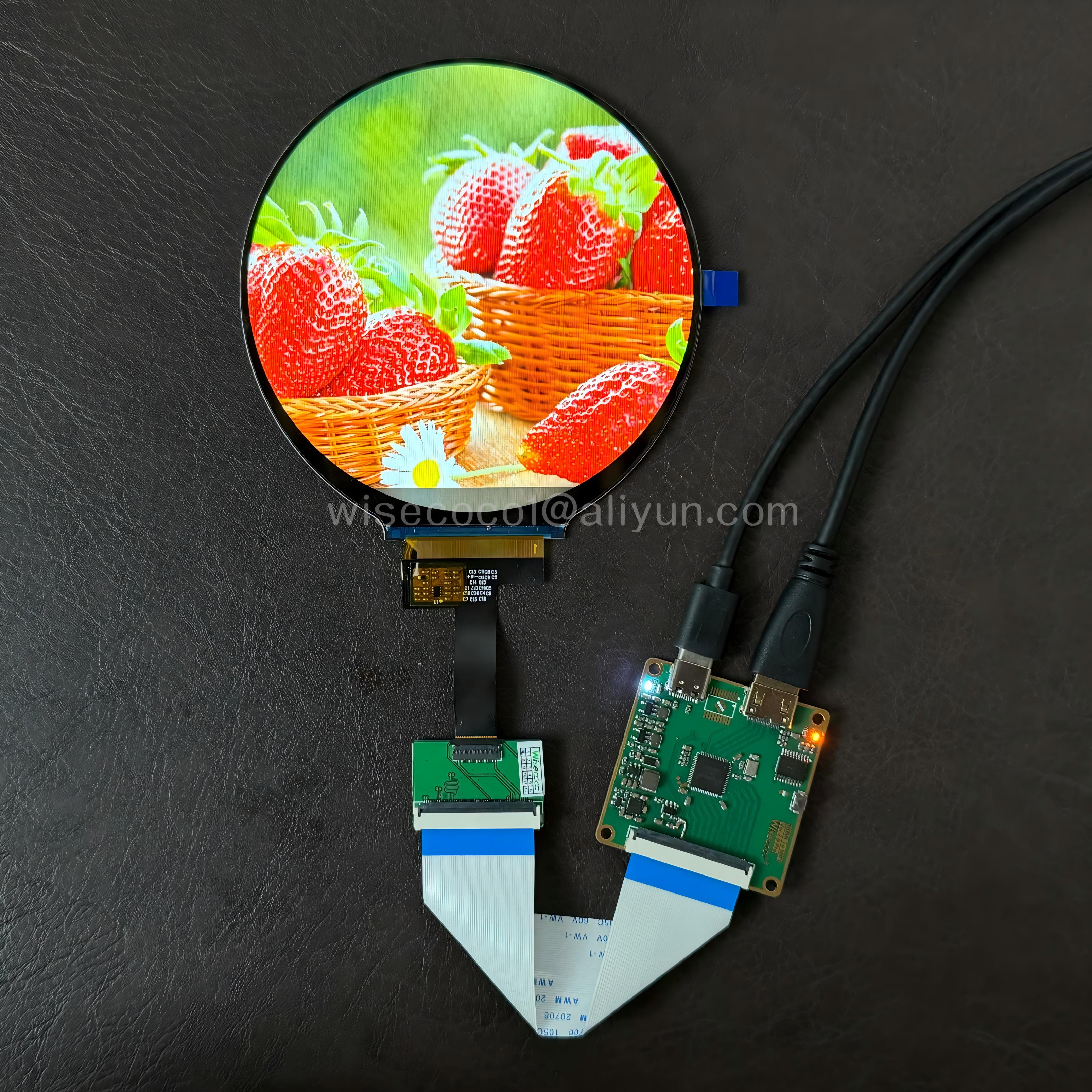 Wisecoco 4 Inch Round LCD Disp - Home Automation Raspberry Pi incelemesi ve fiyatı