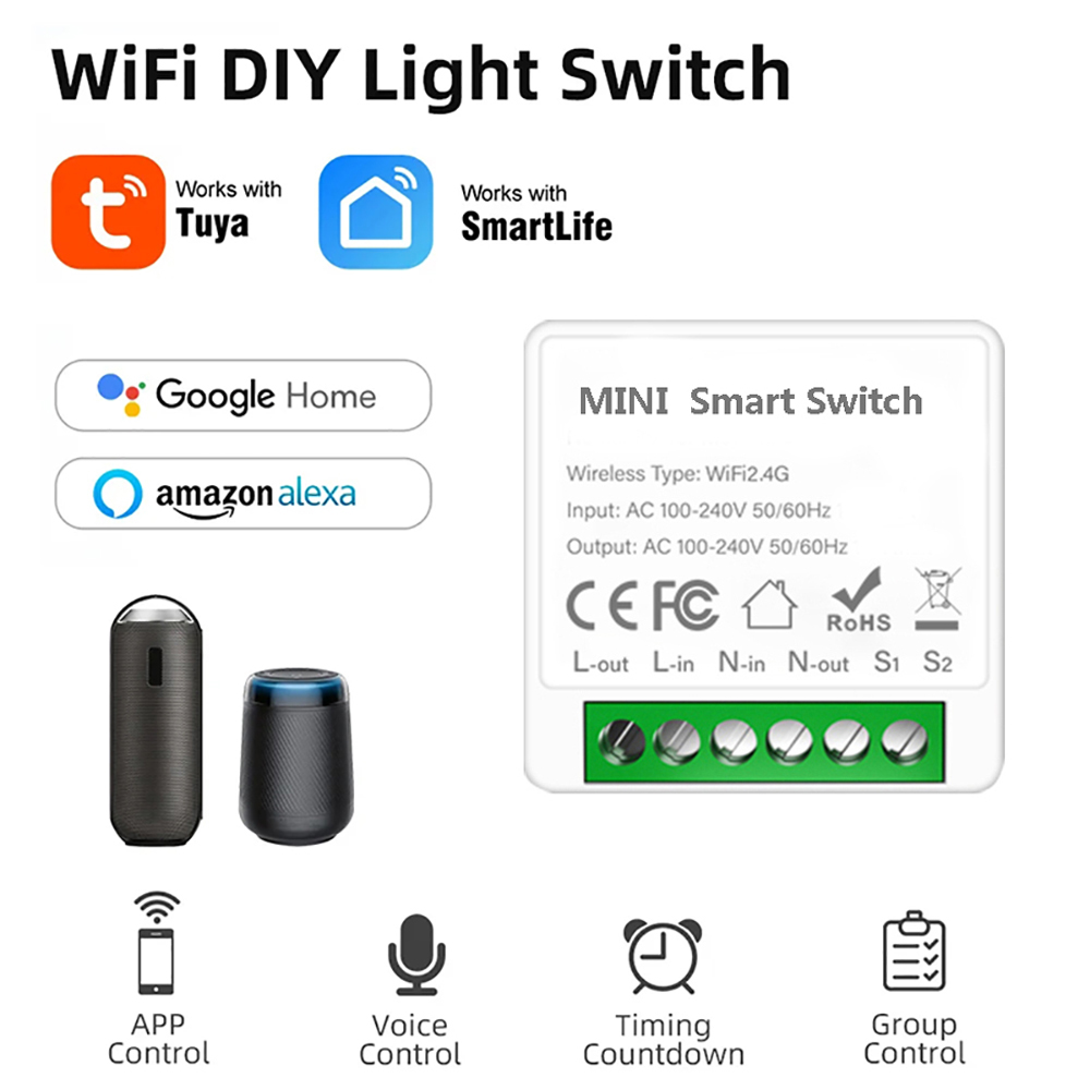 2 Way Control Tuya Mini 16A Wi - Home Automation Diy incelemesi ve fiyatı