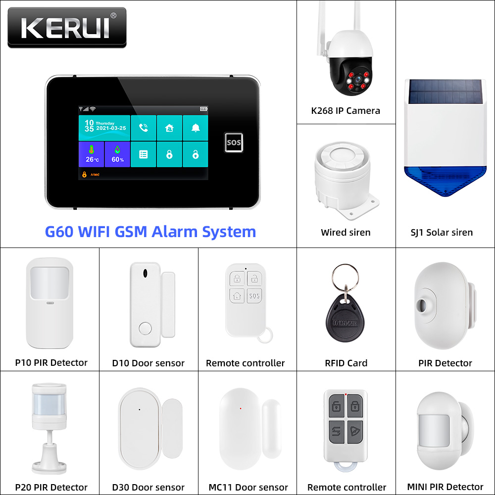 KERUI Tuya Alarm Panel DIY You - Home Automation Diy Kit incelemesi ve fiyatı