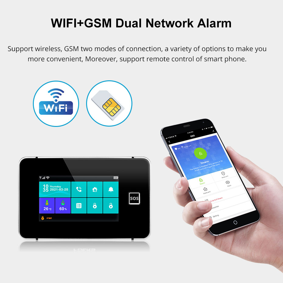 KERUI Tuya Alarm Panel DIY You - Home Automation Diy Kit incelemesi ve fiyatı