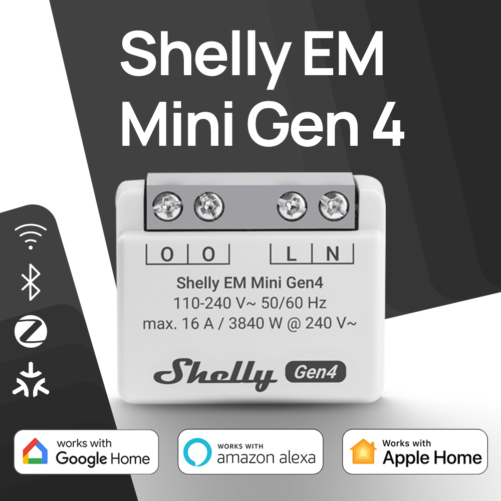 Shelly EM Mini Gen4 Matter Com - Shelly Relay Module incelemesi ve fiyatı
