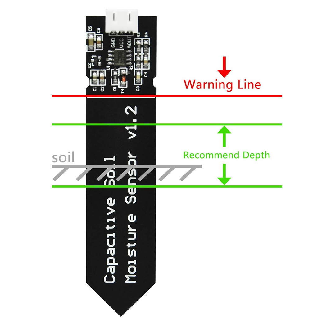 Capacitive Soil Moisture Senso - Home Automation Arduino incelemesi ve fiyatı