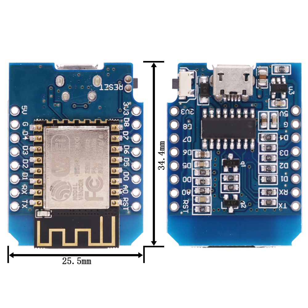 WeMos D1 Mini Pro V3.0 NodeMcu - Esp8266 Nodemcu Board incelemesi ve fiyatı