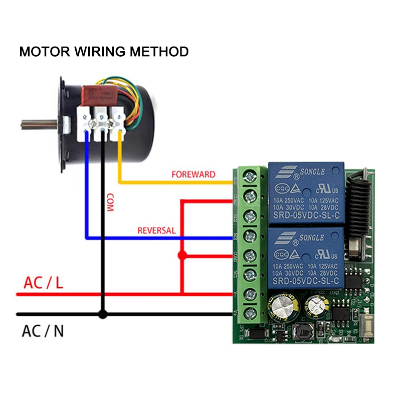 DC 12V 24V AC 220V RF433 2CH M - 433Mhz Receiver Module incelemesi ve fiyatı