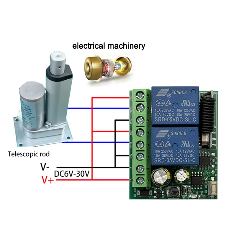 DC 12V 24V AC 220V RF433 2CH M - 433Mhz Receiver Module incelemesi ve fiyatı