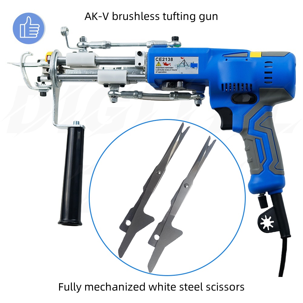 AK-V brushless tufting gun 2 I - Diy Automation incelemesi ve fiyatı