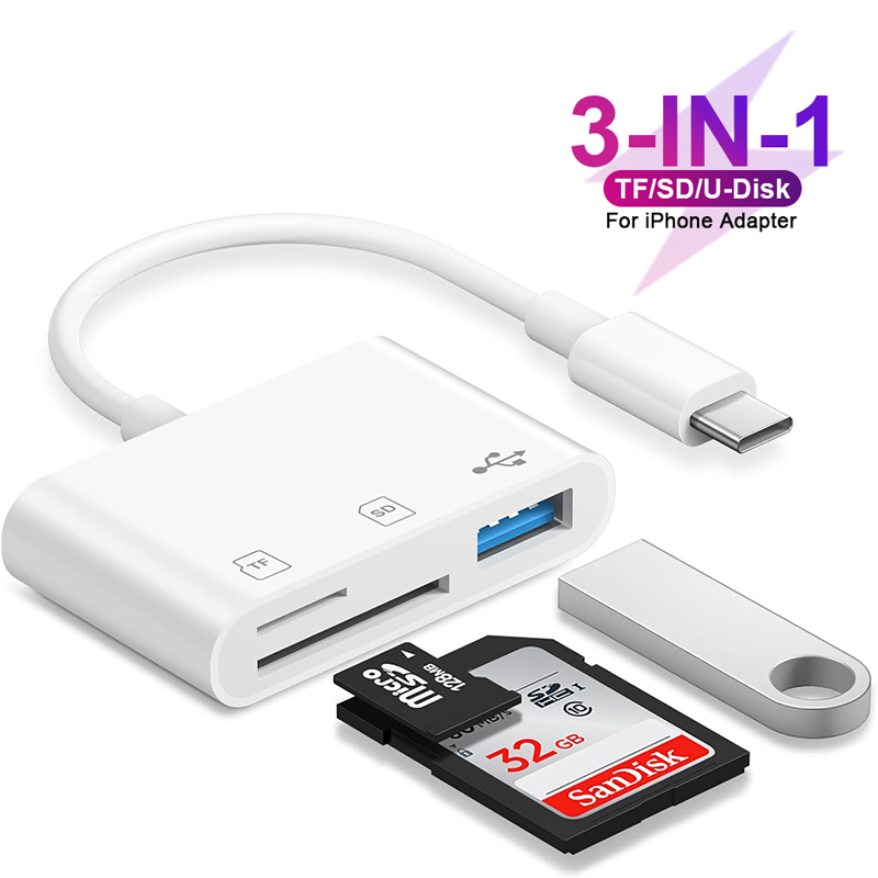 3 in 1 Type C Card Reader Adap - Home Assistant Sd incelemesi ve fiyatı