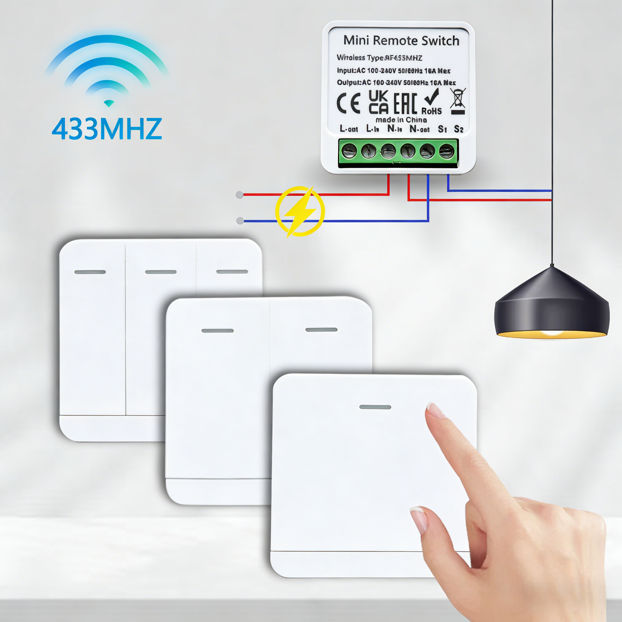 RF 433MHz Smart DIY Wireless S - Home Automation Systems Diy incelemesi ve fiyatı
