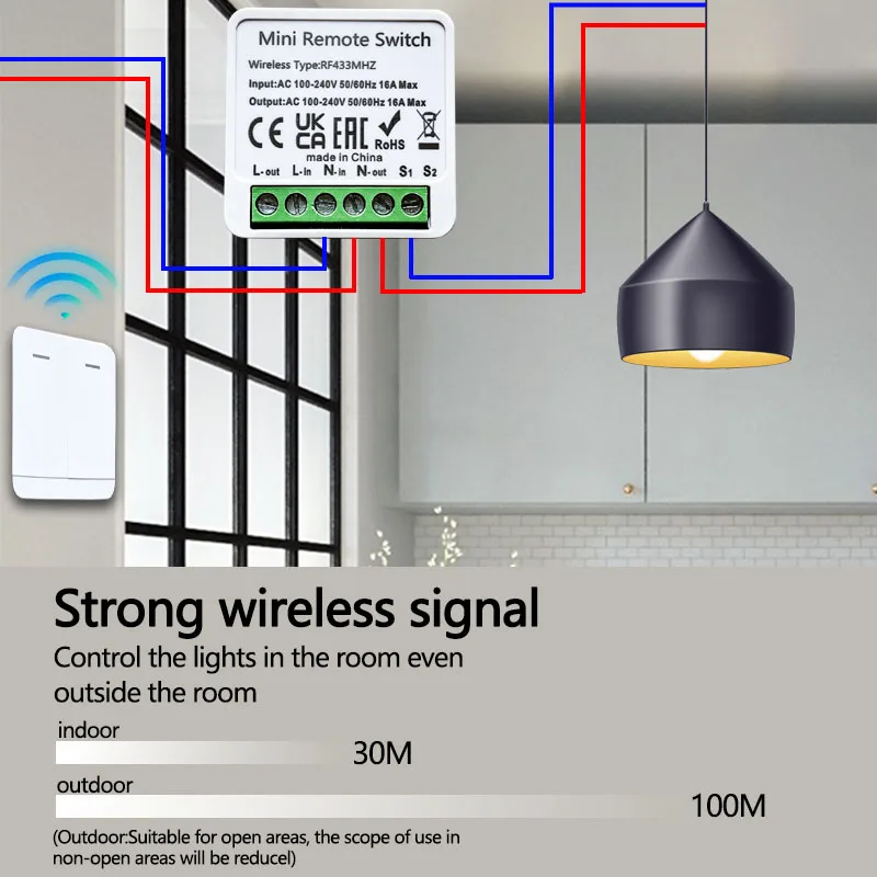 RF 433MHz Smart DIY Wireless S - Home Automation Systems Diy incelemesi ve fiyatı