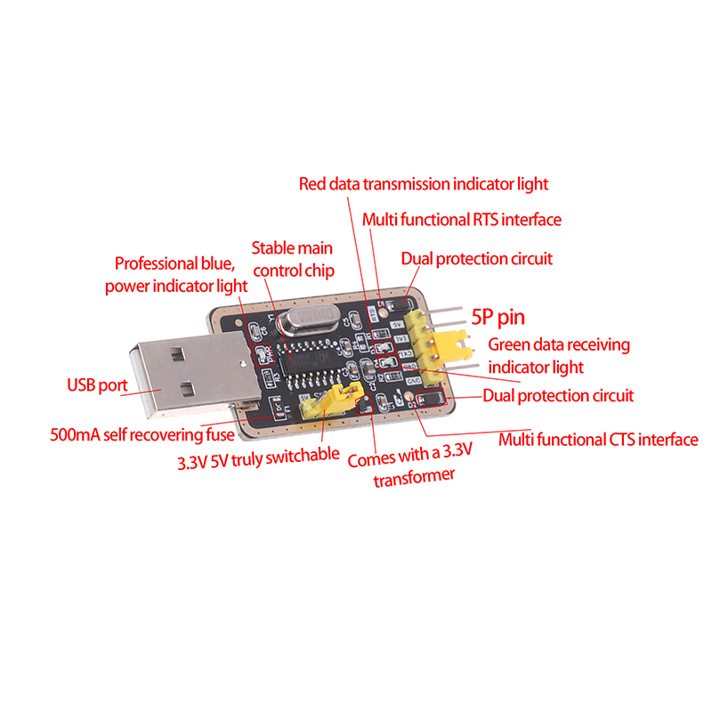 **CH340G Serial Port Modules U - Home Automation Arduino incelemesi ve fiyatı