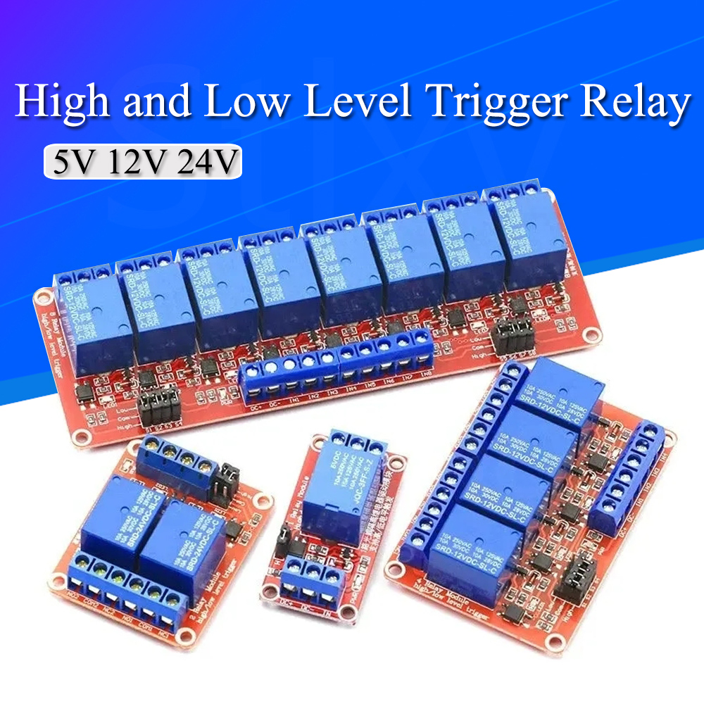 DC 5V 12V 24V 1 2 4 6 8 Channe - Relay 8 Channel Board incelemesi ve fiyatı