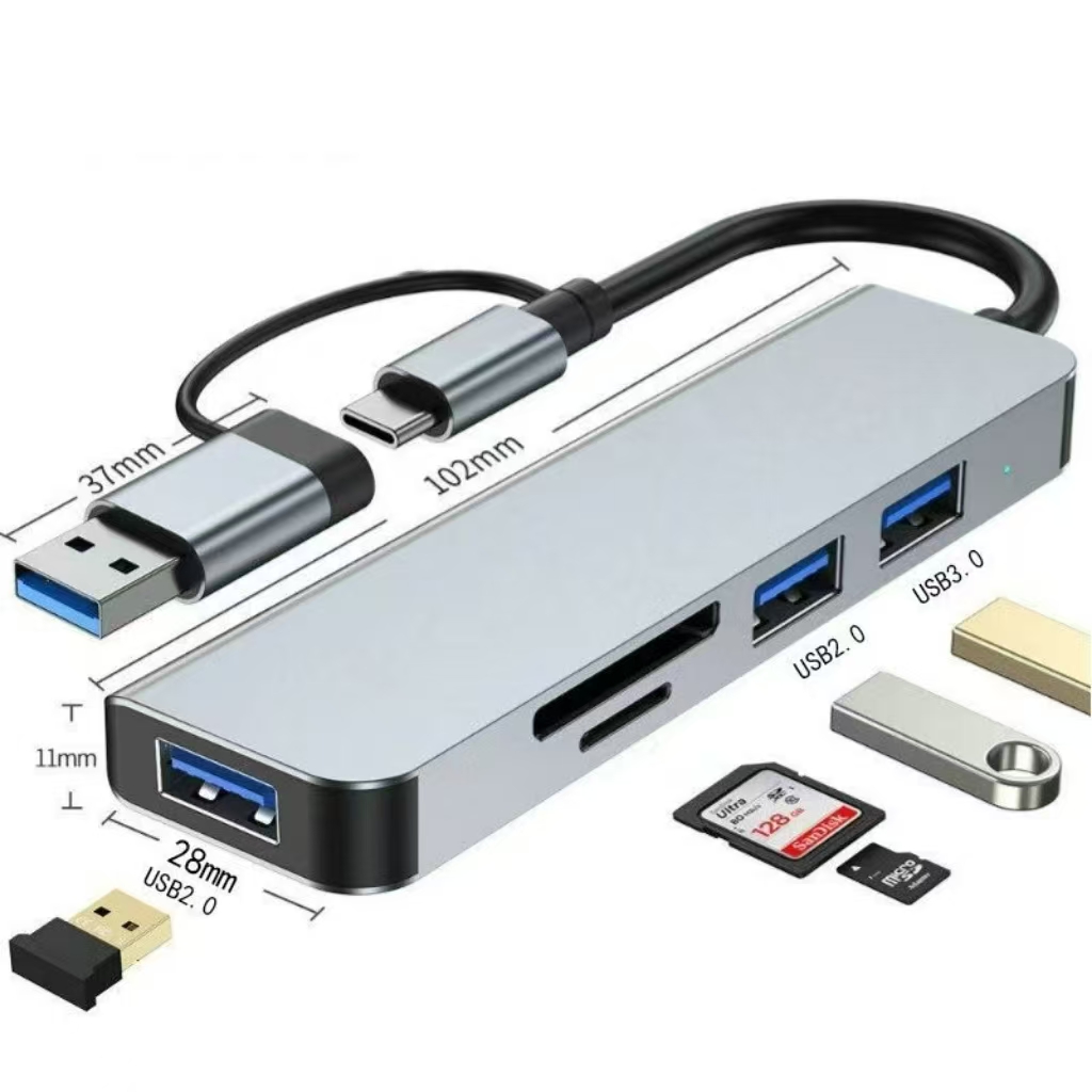USB C Hub USB Splitter 8 in 1  - Home Assistant Sd incelemesi ve fiyatı