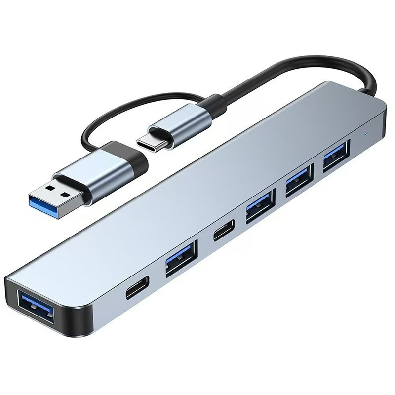 USB C Hub USB Splitter 8 in 1  - Home Assistant Sd incelemesi ve fiyatı