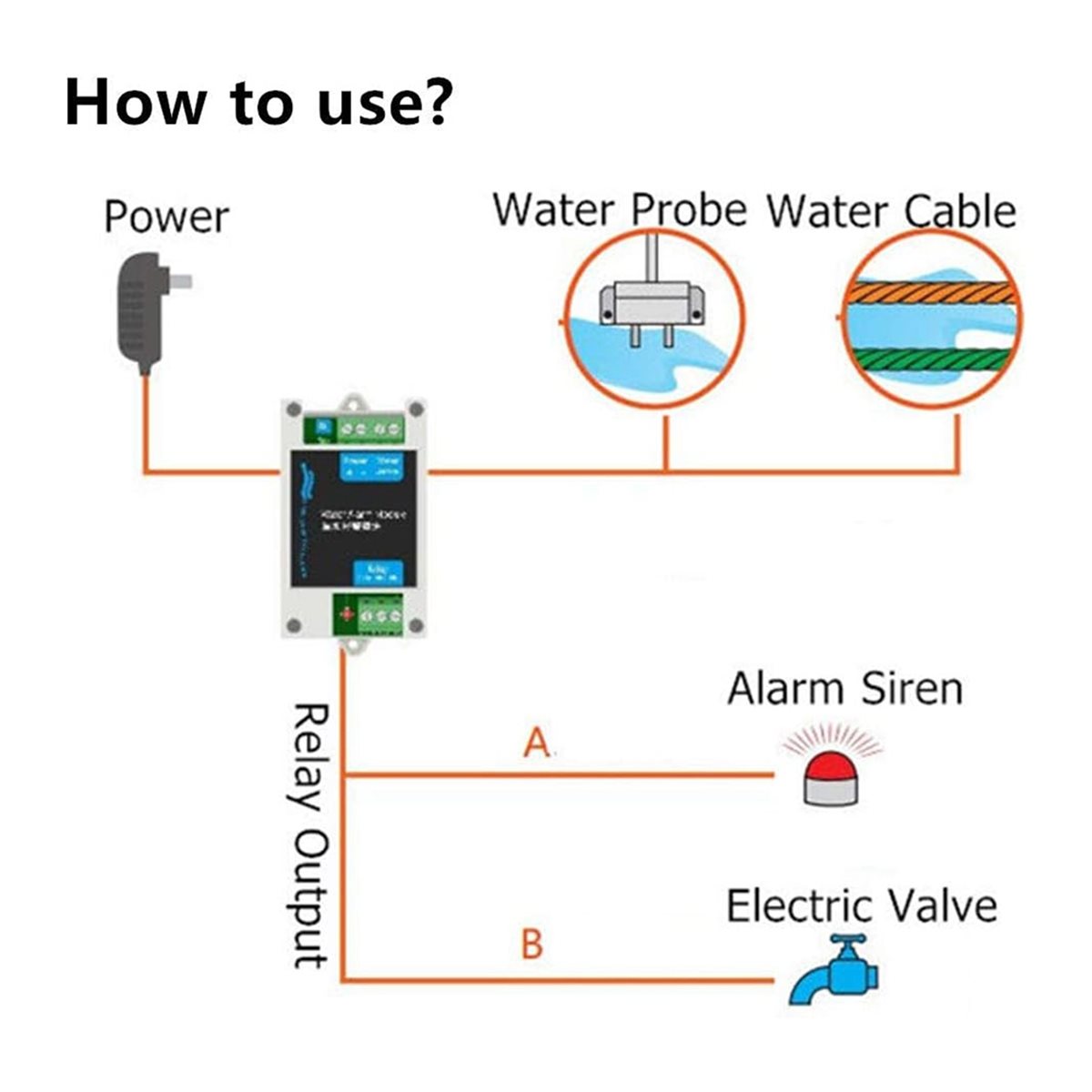 【BRILLIANT 】12V DC Wired Water - Water Leak Detector Wired incelemesi ve fiyatı