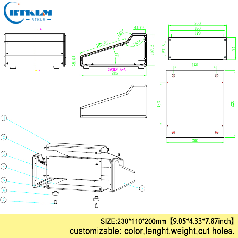 DIY Iron Electric Box 230x110x - Home Automation Diy Projects incelemesi ve fiyatı