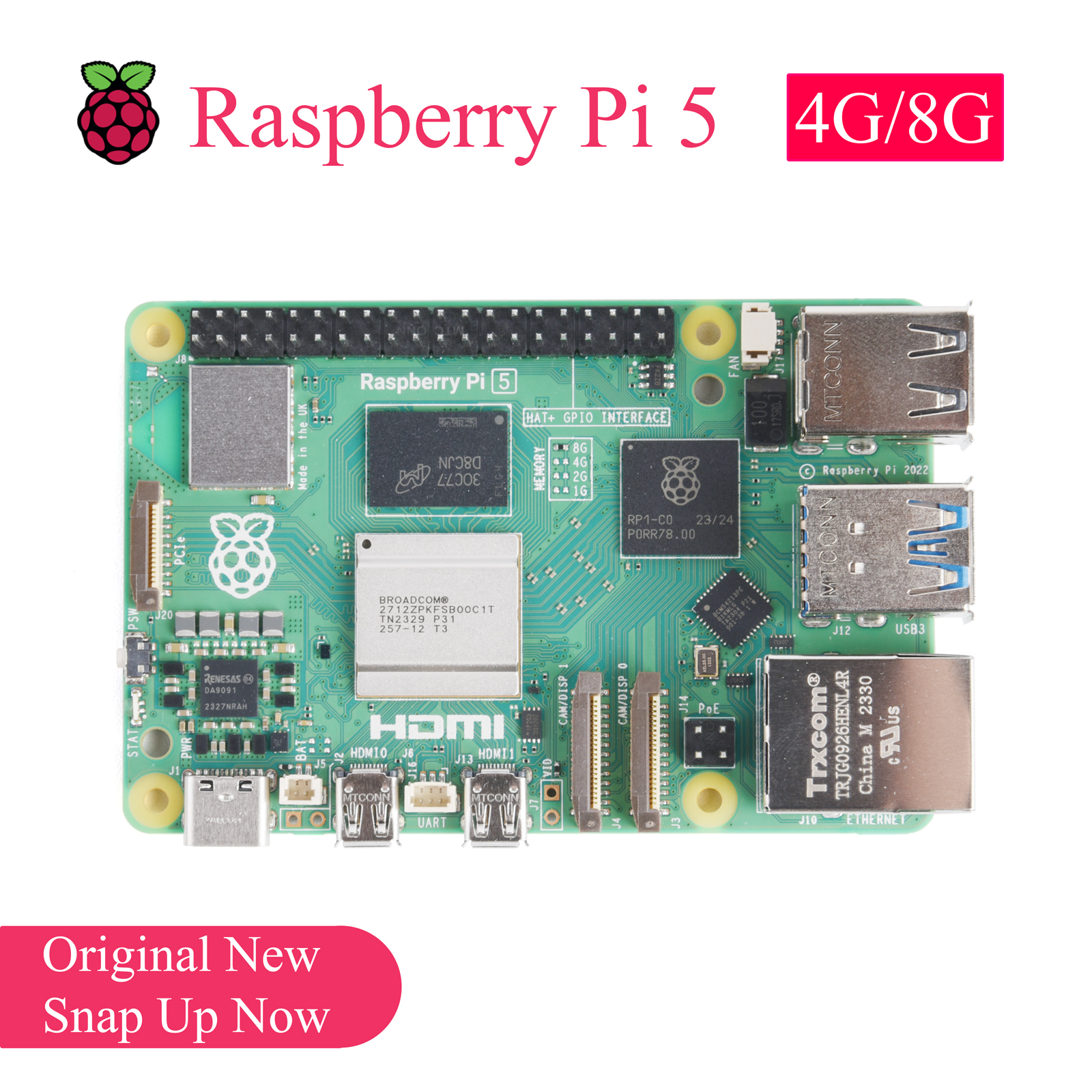 1PCS Original Raspberry Pi 5 4 - Home Automation Raspberry Pi incelemesi ve fiyatı