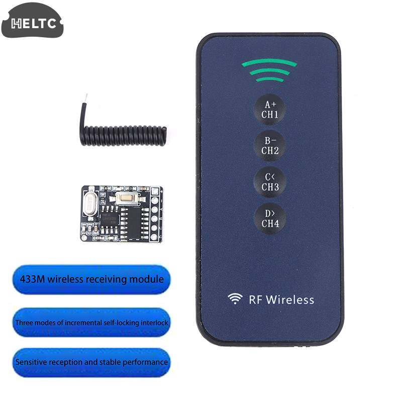 DC3-5V 433Mhz Wireless Remote  - 433Mhz Receiver Module incelemesi ve fiyatı