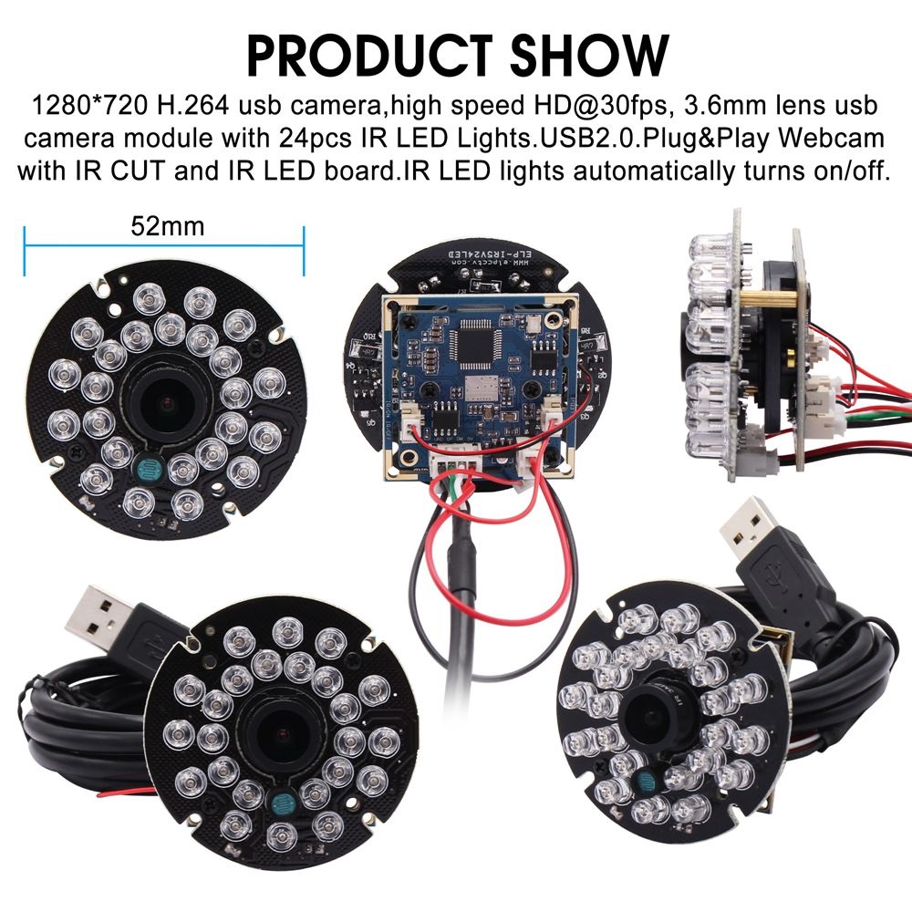 ELP 720P HD IR USB Camera with - Home Automation Raspberry Pi incelemesi ve fiyatı