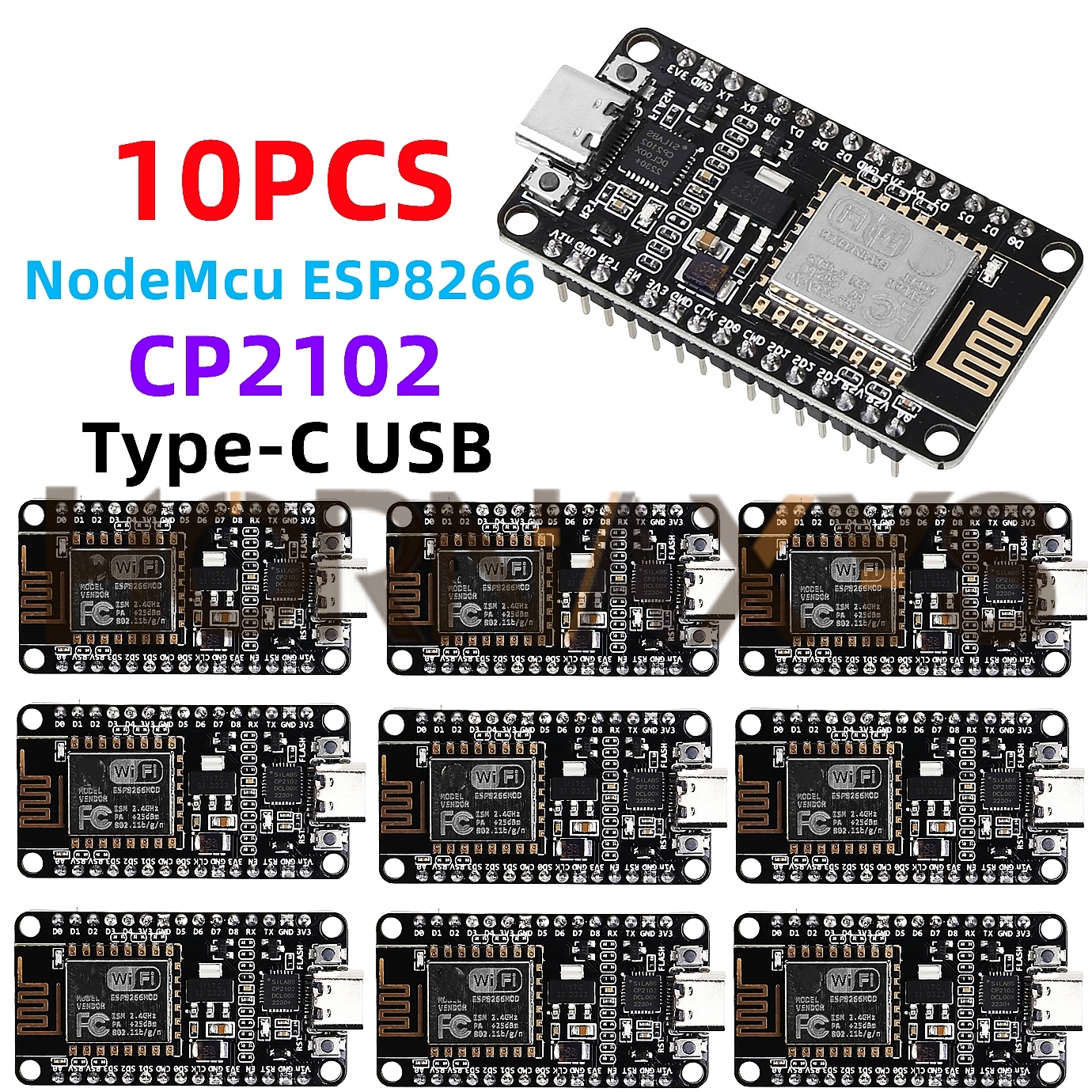 1-10PCS/Wireless Module CP2102 - Esp8266 Nodemcu Board incelemesi ve fiyatı