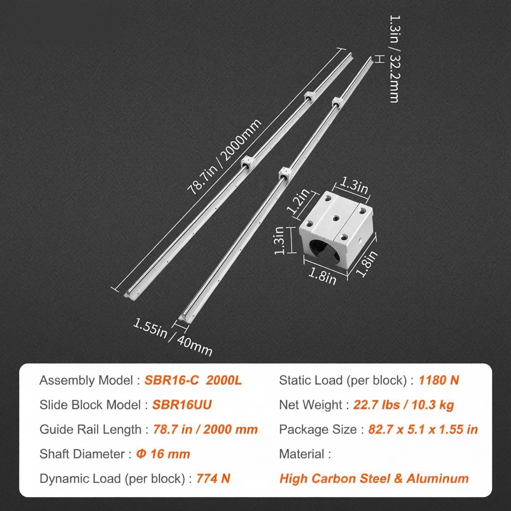 Linear Sliding Track Set 2000m - Diy Automation Projects incelemesi ve fiyatı