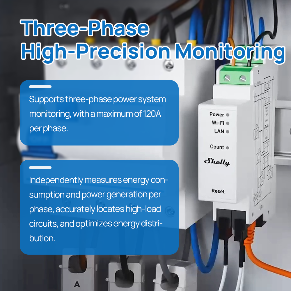 Shelly Pro 3EM 120A Lan Din Ra - Shelly Relay Module incelemesi ve fiyatı