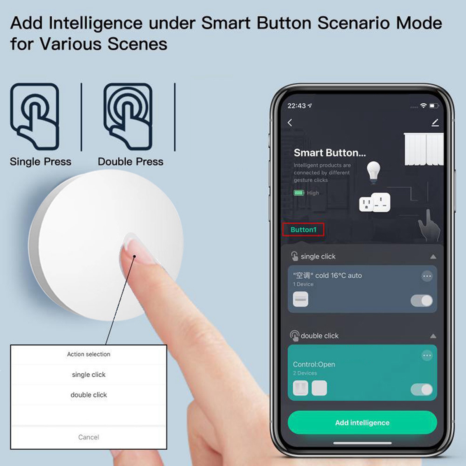 Zigbee Smart Knob Scene Switch - Diy Smart Home Automation Devices incelemesi ve fiyatı