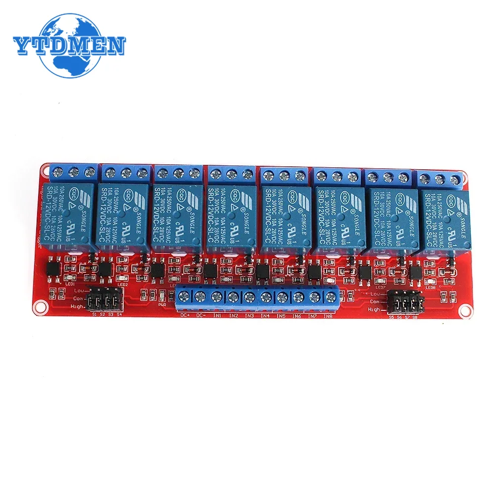 1PCS Relay Module 5V 12V 24V 1 - Relay 8 Channel Board incelemesi ve fiyatı